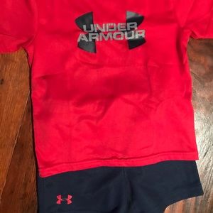 UA shirt and short set